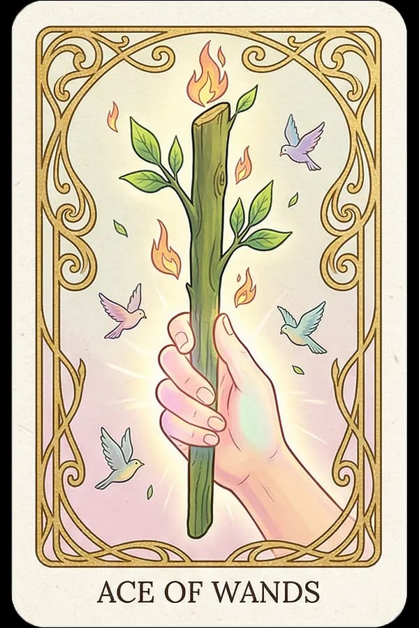 Ace of Wands tarot card