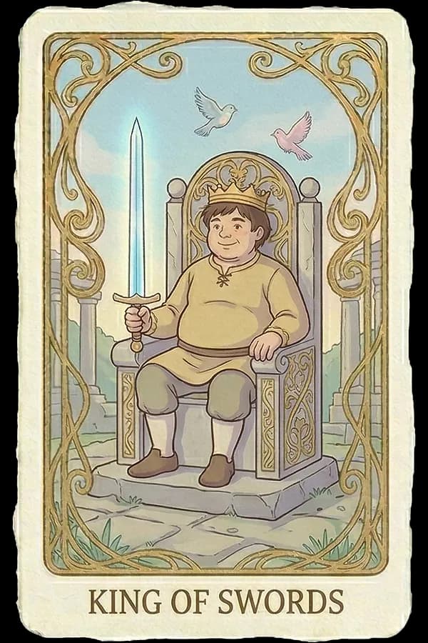 King of Swords tarot card