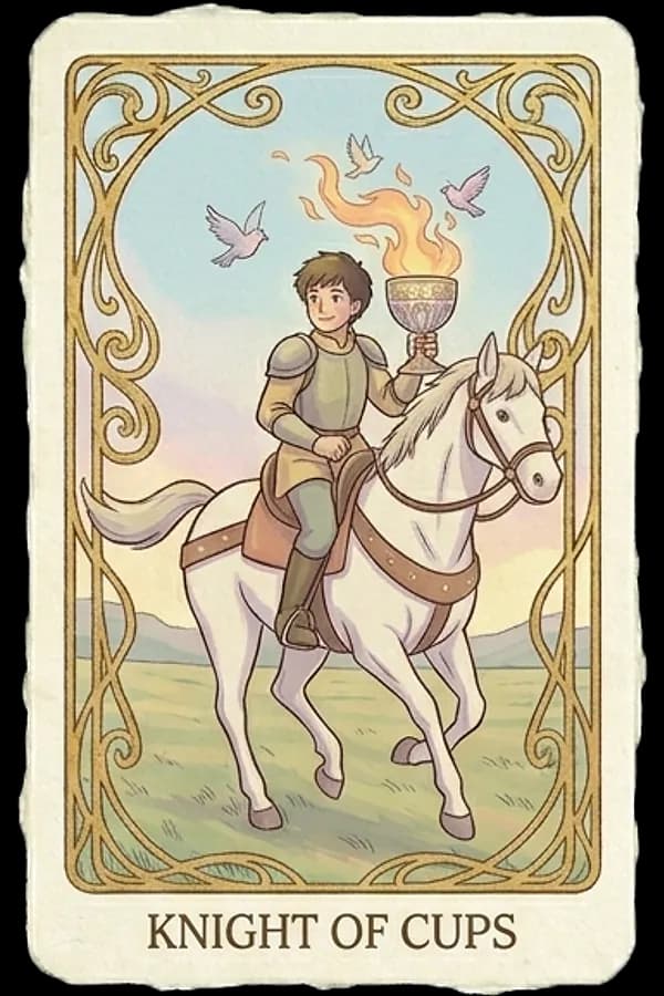 Knight of Cups tarot card