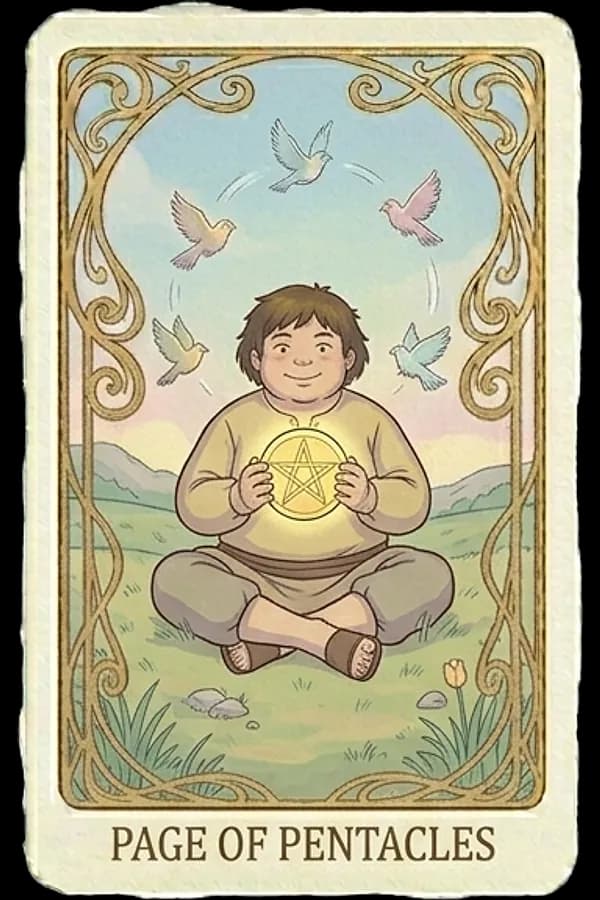 Page of Pentacles tarot card