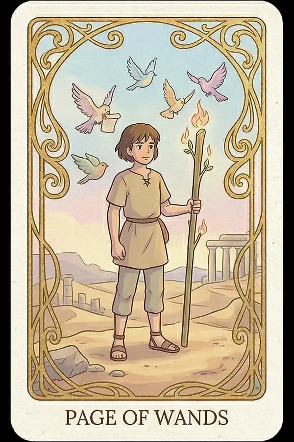 Page of Wands tarot card