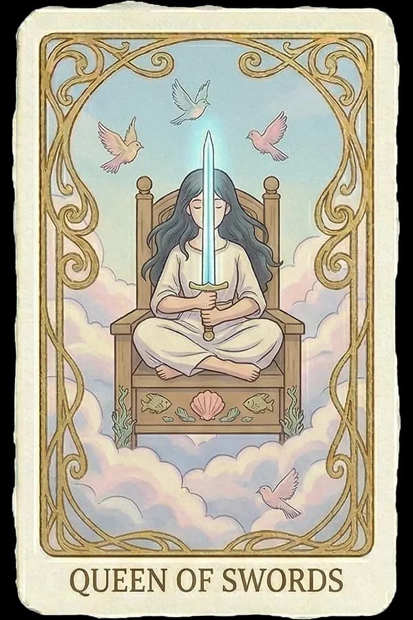 Queen of Swords tarot card