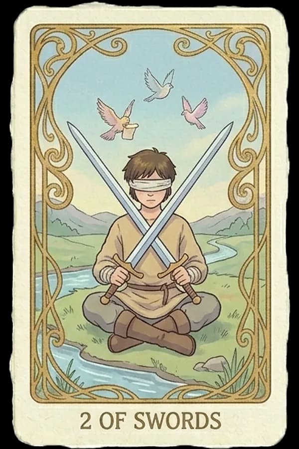Two of Swords tarot card