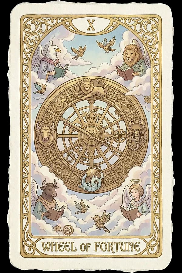 Wheel of Fortune tarot card